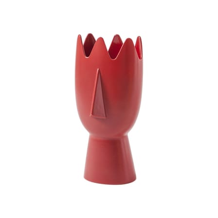 Vase Diavoletti céramique rouge / H 37,5 cm - Alessandro Mendini & Daniel Eltner, 2018 - Cappellini