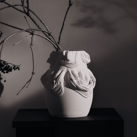 Vase Drisca céramique blanc - Ferm Living
