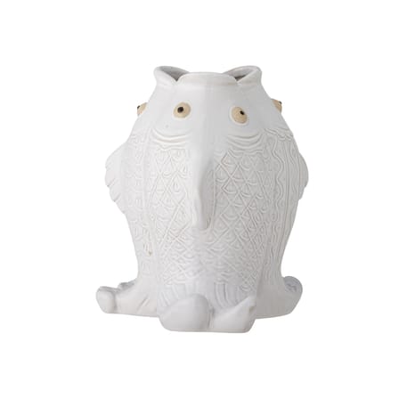 Vase Fili céramique blanc / Ø 17 x H 19 cm - Bloomingville