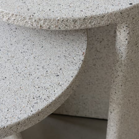 Table d'appoint Ancora béton gris / Ø 35,5 x H 47 cm - Magis