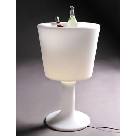 Tabouret de bar Drink plastique blanc / H 75 cm / Seconde vie - Slide