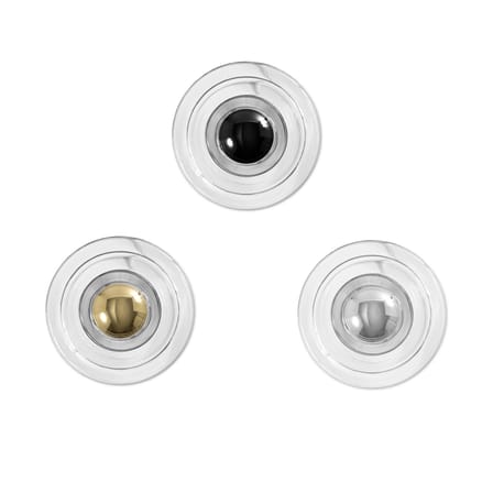 Applique d'esterno Press Surface Mini vetro trasparente / LED - Ø 21,5 cm - Tom Dixon