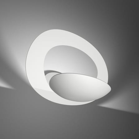 Applique Pirce métal blanc / L 37 cm - Artemide