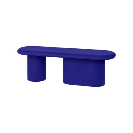 Banc rembourré Rull tissu bleu / 130 cm - NOO.MA