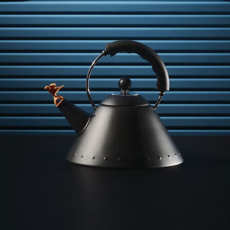 Bouilloire 9093 - Oisillon métal noir / Edition anniversaire 40 ans - 2 L /Induction - Alessi
