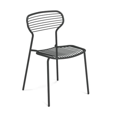 Chaise empilable Apero métal - Emu
