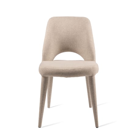 Chaise rembourrée Holy tissu beige - POLSPOTTEN