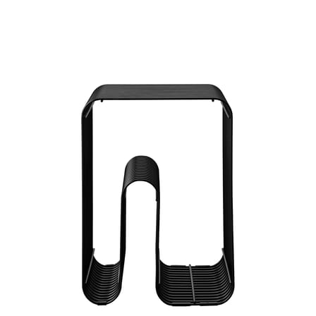 Sgabello Curva metallo nero / Tavolino d'appoggio - AYTM