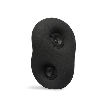 Enceinte Acoustic Sculpture matériau composite noir / Sculpté main - Bluetooth 5.0 - Transparent Speaker