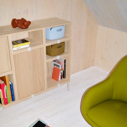 Étagère Stacked / Large 43x65 cm - Avec porte - Muuto