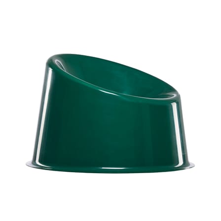 Fauteuil bas Panto Pop plastique vert / Verner Panton (1969) - Verpan