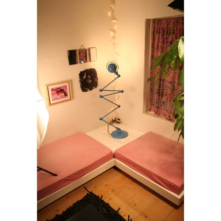 Lampadaire Loft Zigzag métal noir / 6 bras - H max 240 cm - Jieldé