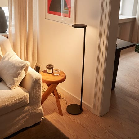 Lampadaire Oblique LED métal blanc - Flos
