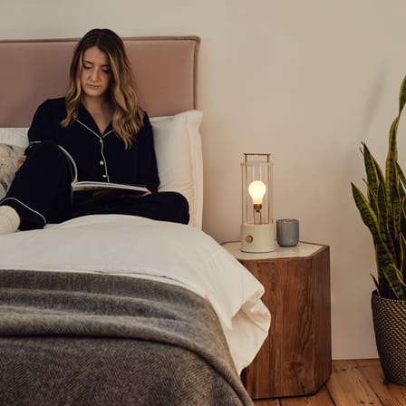 Lampe sans fil rechargeable The Muse 2.0 métal blanc / IP44 - TALA