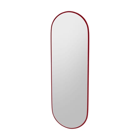 Miroir mural Colour Frame - Figure bois rouge / 46,8 x 138 cm - MONTANA