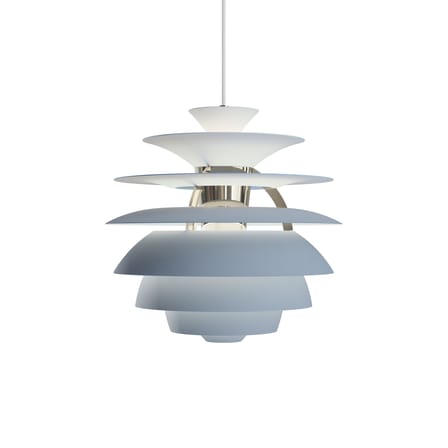 Pendelleuchte PH Snowball metall blau / Poul Henningsen, 1924 - Ø 40 cm x H 39 cm - Louis Poulsen