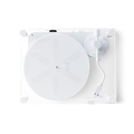 Platine vinyle Turntable verre blanc / Bluetooth 5.0 - Transparent Speaker