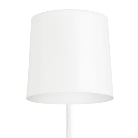 Applique con presa Rise metallo bianco legno naturale / Orientabile - Legno & metallo - Normann Copenhagen