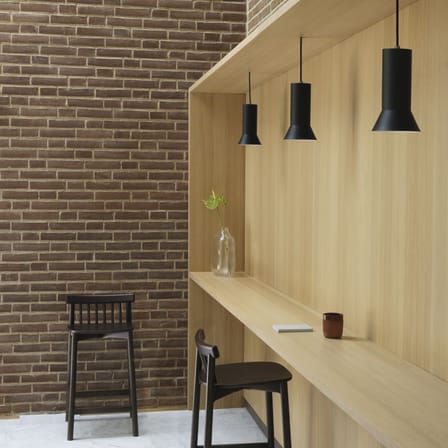 Suspension Hat Small métal noir / Ø 13 x H 22 cm - Normann Copenhagen