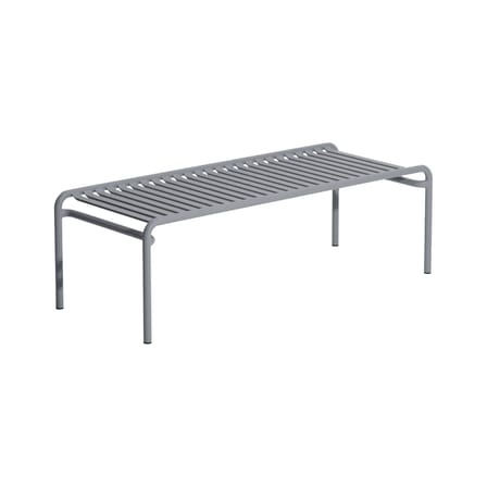 Table basse Week-end métal gris / 127 x 51 cm - Aluminium - Petite Friture