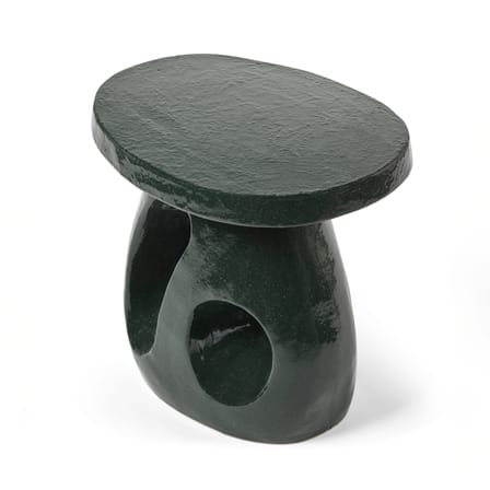 Table d'appoint Amé 10 céramique vert / 52 x 37 x H 45 cm - Serax