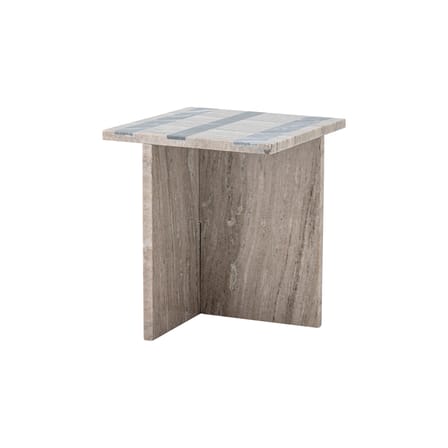 Table d'appoint Clea marbre beige / 35,5 x 35,5 x H 40 cm - Bloomingville