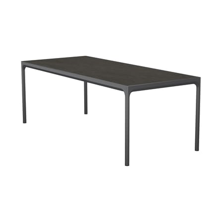 Table rectangulaire Four Ceramic céramique noir / 210 x 90 cm - Houe