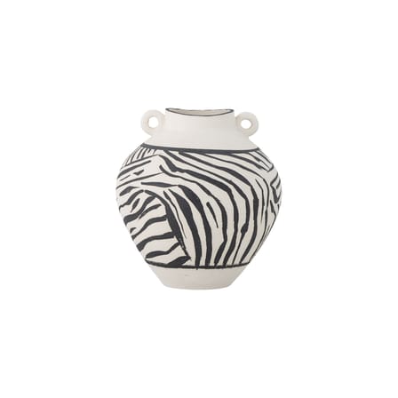 Togo Vase ceramic black / Ø 25 x H 26 cm - Bloomingville