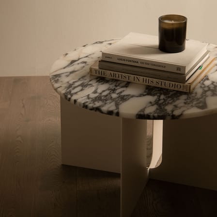  Accessory marble white / Tray for Androgyne Coffee table Ø 63 cm - Audo Copenhagen