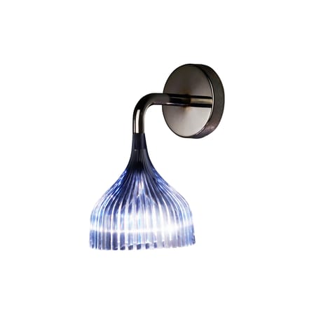 Applique E' plastique bleu / Polycarbonate 2.0 - Ferruccio Laviani, 2006 - Kartell