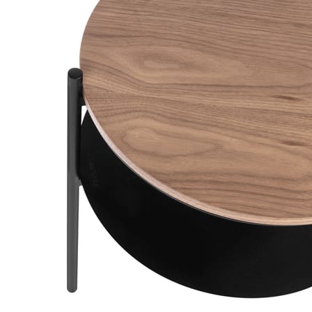 Tu Bedside table wood brown / Ø 40 x H 52.5 cm - NOO.MA