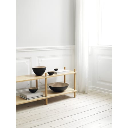 Bol Krenit métal beige / 30 cl - Ø 12,5 x H 5,9 cm / Herbert Krenchel, 1953 - Normann Copenhagen