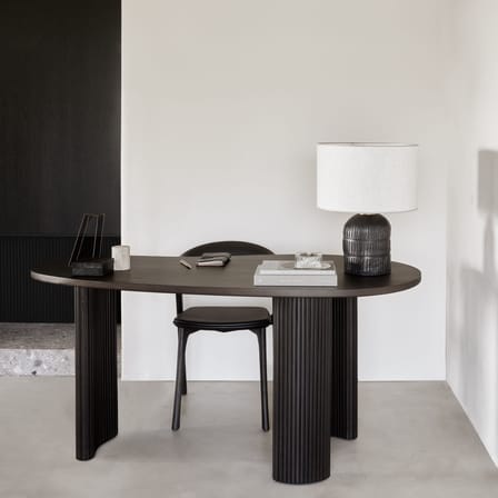 Bureau Boomerang bois naturel / 160 x 83 cm - Acajou massif - Ethnicraft