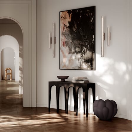 Baburu Medium Centrepiece ceramic brown / Ø 30 x H 15 cm - 101 COPENHAGEN