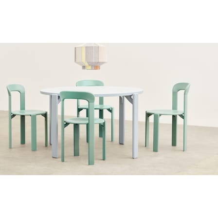 Chaise empilable Rey bois vert / By Bruno Rey x Dietiker, 1971 - Hay