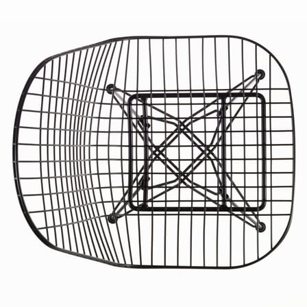 Chaise Wire Chair DKR métal noir / By Charles & Ray Eames, 1951 - Vitra