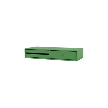 Coiffeuse Makeup bois vert / Console murale - L 69.6 x P 30 x H 12.6 cm - MONTANA