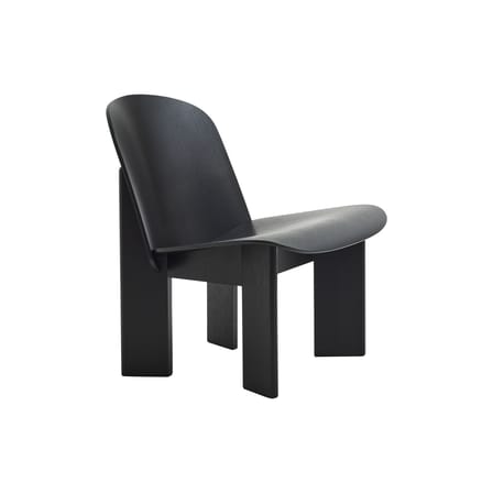Fauteuil Chisel bois noir - Hay