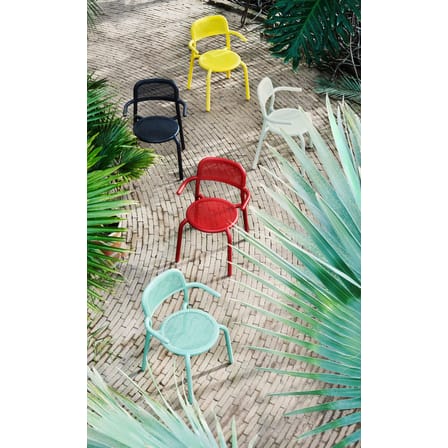 Lot de 2 fauteuils empilables Toní métal beige - Fatboy