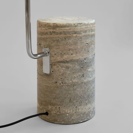 The Moon Floor lamp metal stone silver - 101 COPENHAGEN