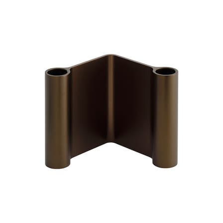 Kerzenleuchter Pair metall braun / H 11 cm - Muuto