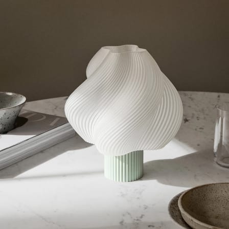 Lampe sans fil rechargeable Soft Serve vert - CRÈME ATELIER