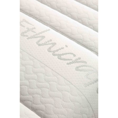 Matelas 160 x 200 cm Infitiny tissu blanc / Mémoire de forme - Ethnicraft