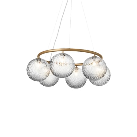 Suspension Miira 6 Circular verre / Ø 80 cm - NUURA
