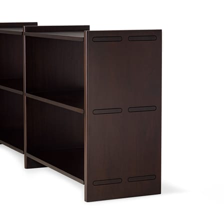 Mortise Shelf wood brown / L 175 x H 82 cm - Ethnicraft