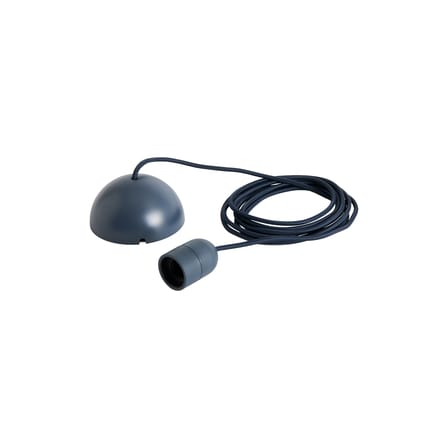 Sistema di sospensione elettrica Common tessuto blu / Set di cavi in tessuto da 4 metri, rosa, Presa E27 - Hay