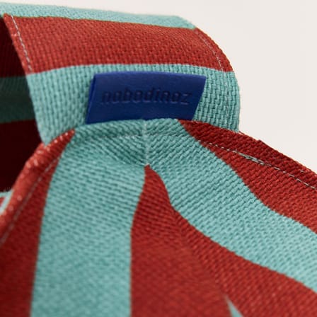Sitzkissen für Kinder Vibes textil rot / Ø 70 cm - NOBODINOZ
