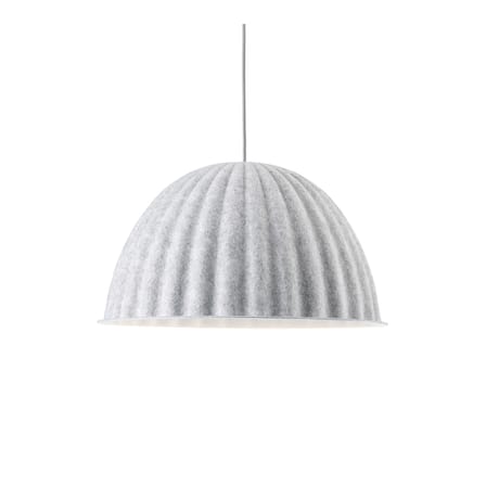 Suspension acoustique Under The Bell Small tissu blanc / Feutre - Ø 55 cm - Muuto