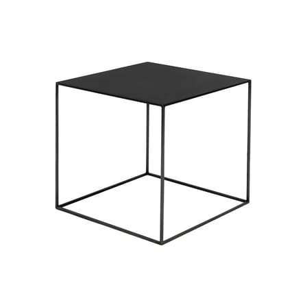 Table basse Slim Irony métal noir / 41 x 41 x H 46 cm - Zeus
