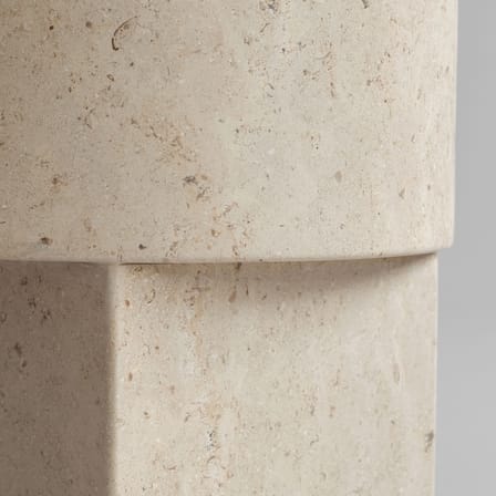 Table d'appoint Column / Ø 25 x H 50 cm - Pierre naturelle - 101 COPENHAGEN